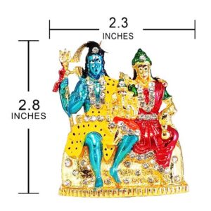 Sanbia Shiva Family Idol for Car Dashboard & Shiva Car Hanging Combo (Set Of 2) - Image 3