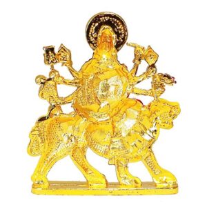 Sanbia Maa Durga / Sherawali Mata Car Dashboard Idol Figurine Showpiece - Image 5