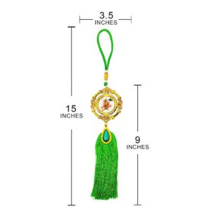 Sanbia Hanuman & Ganesha Car Hanging Showpieces (Set Of 2) Combo - Image 3
