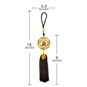 Sanbia Ram Darbar Car Hanging Showpiece - Image 3