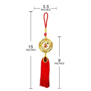 Sanbia Ganesha Idol for Car Dashboard & Hanuman Car Hanging Combo (Set Of 2) - Image 4