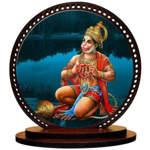 Hanuman Statue for Car Dashboard Idol Figurine Showpiece for Car Interior Decor (Size: 4.5x4.5in) - Image 2