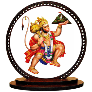 Hanuman Statue for Car Dashboard Idol Figurine Showpiece for Car Interior Decor (Size: 4.5x4.5in) - Image 2